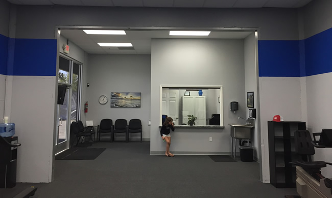 VAN DUSEN Physical Therapy reception area